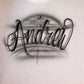 BLACK AND GREY AIRBRUSH CRUSIVE NAME